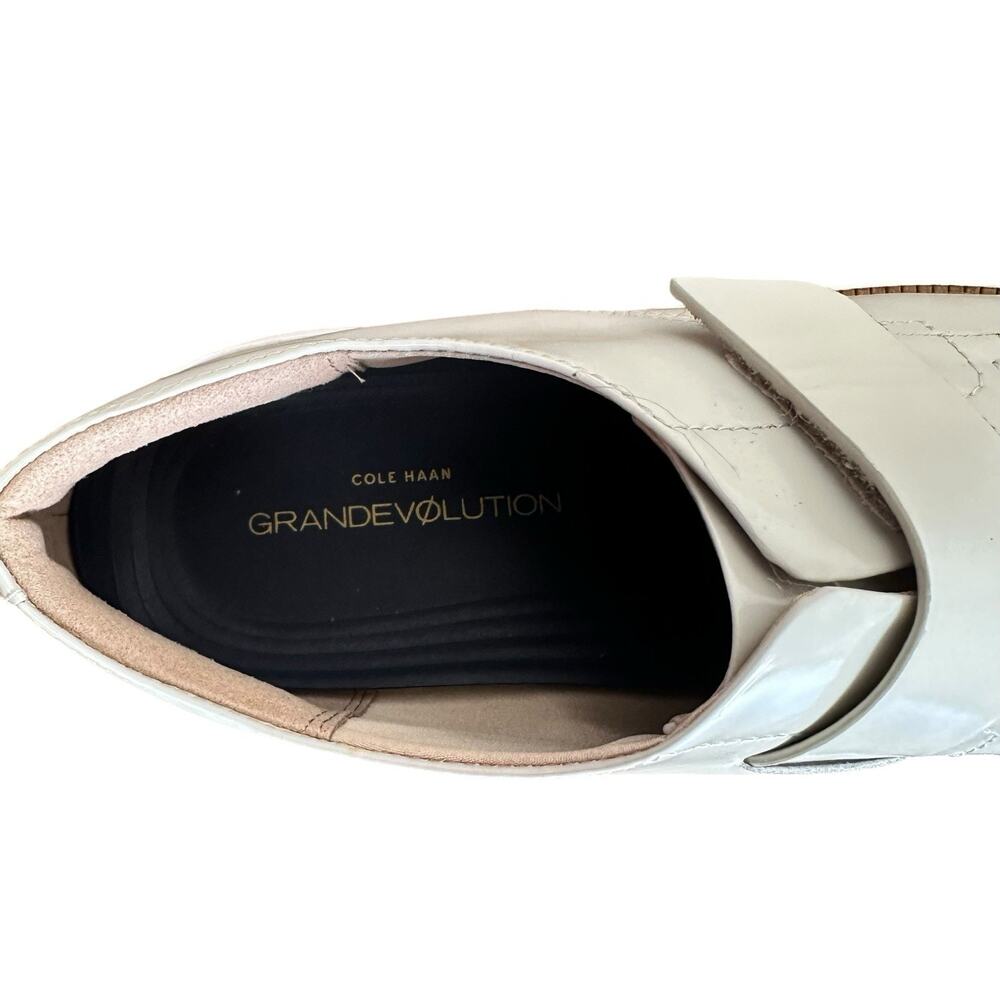 Cole Haan Women’s Grand Evolution Velox Modern Monk Loafers Optic White Size 8.5 - Picture 7 of 12